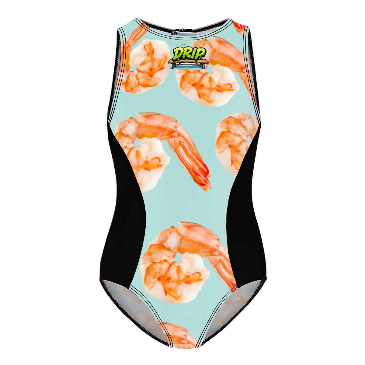 Girls One Piece Swimsuits - Shrimp Cocktail