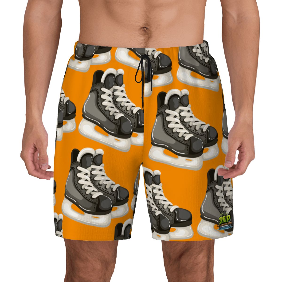 W2W Pro Mesh Hybrid Shorts - Hockey Skates Classic Orange