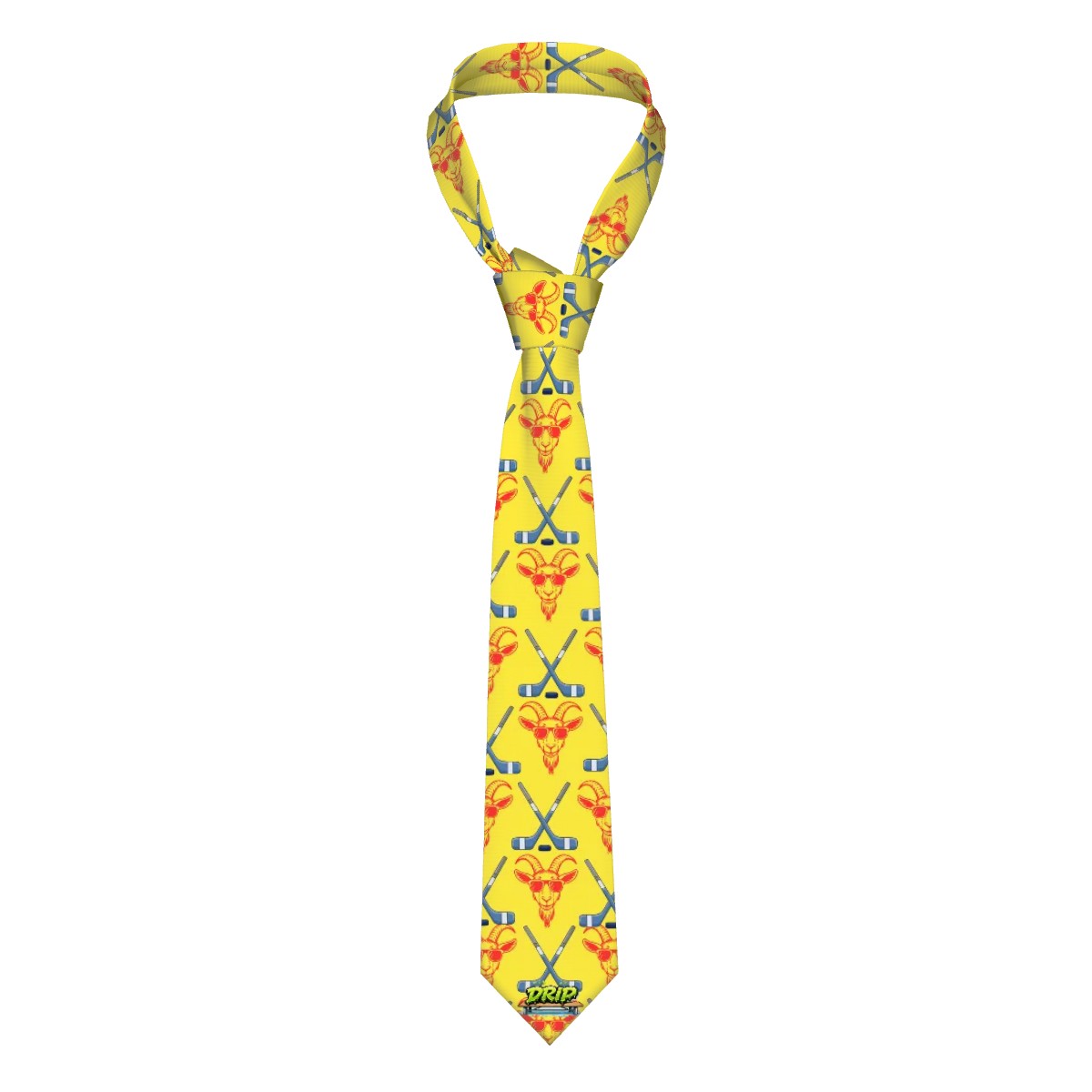 Game Day Tie - Goated Baseball Yellow