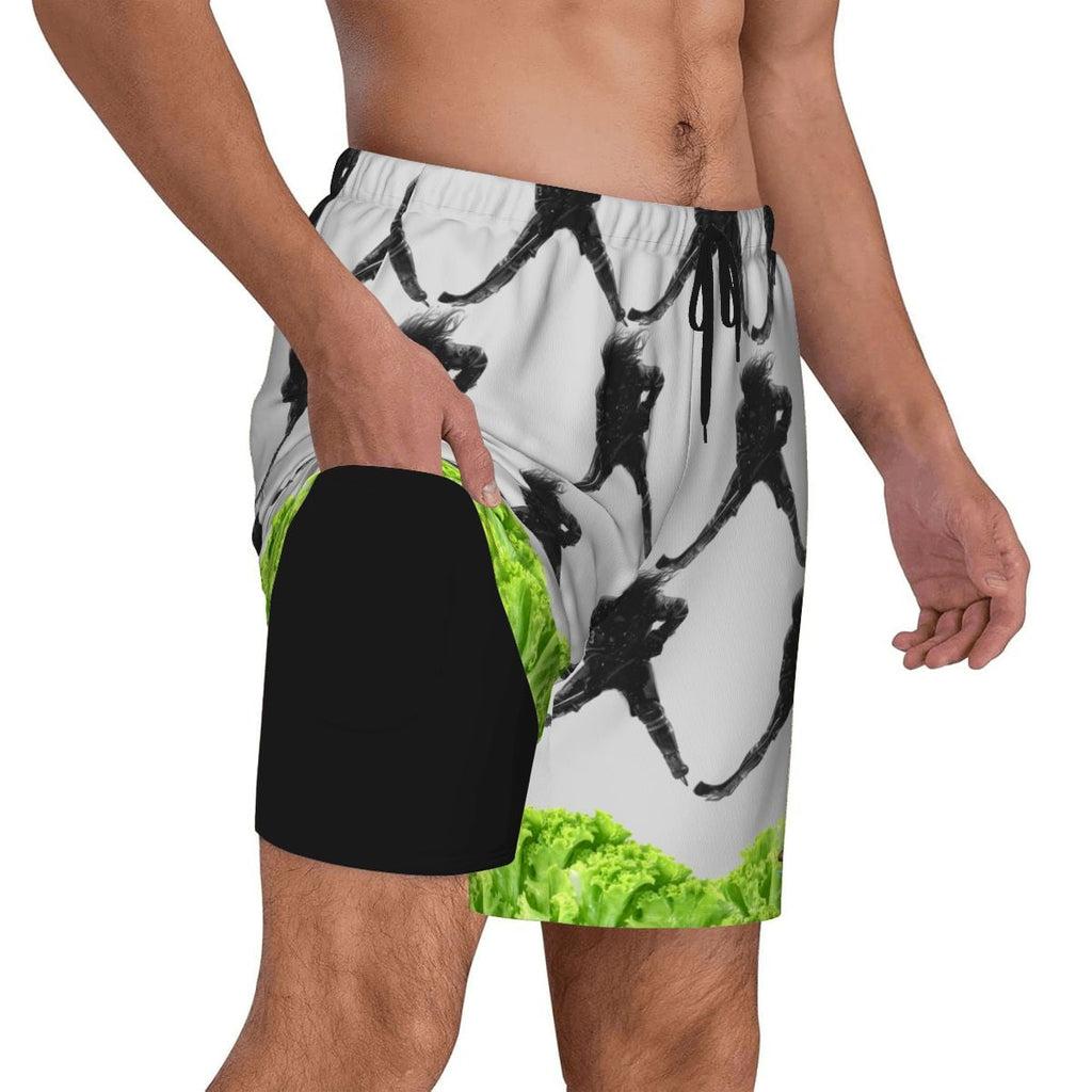 W2W Pro Mesh Hybrid Shorts - Lettuce Hockey Hair Flo Light Grey