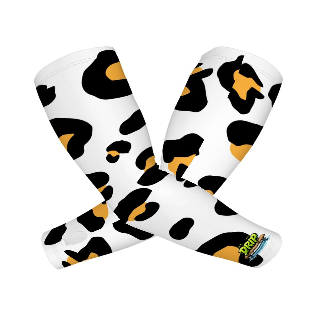 Drip Bench Performance Arm Sleeves - Drip Bench Leopard White