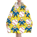 Adult Blanket Sweatshirt - Stars and Strikes Yellow