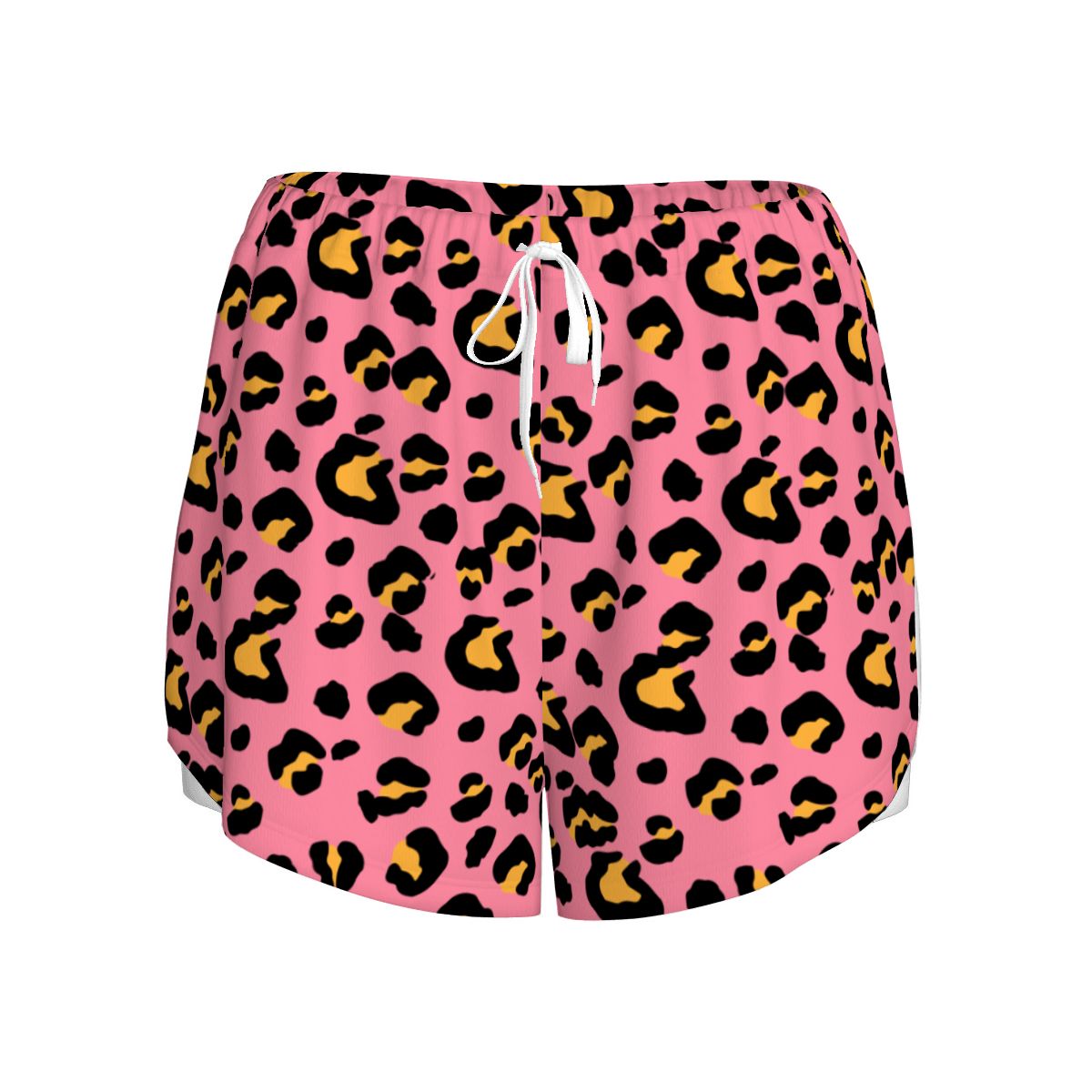 Drip Bench Women's Shorts - Leopard Pink