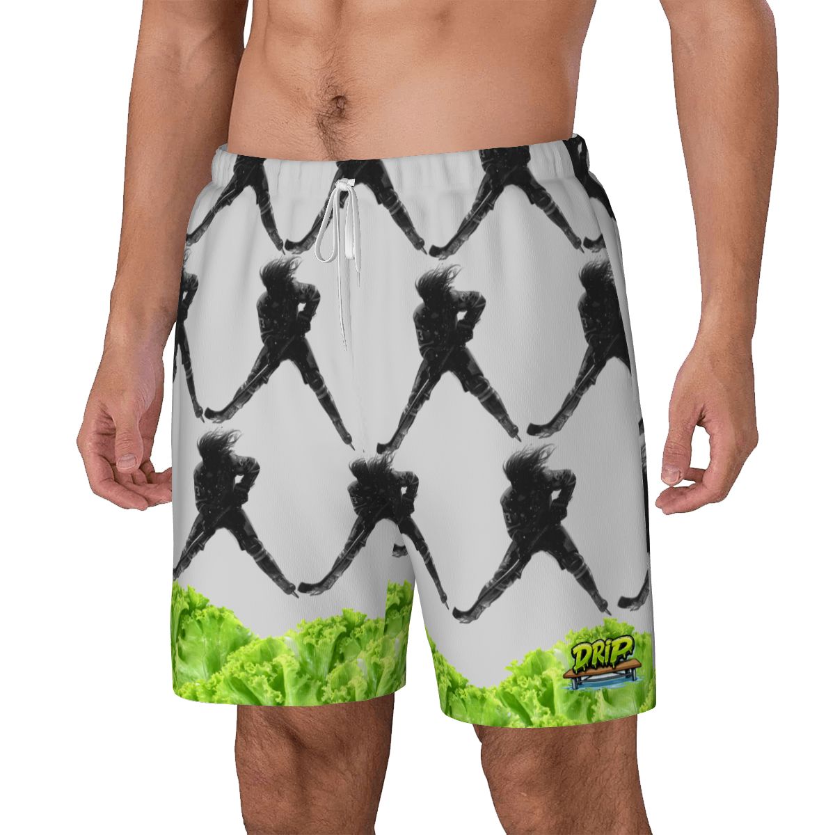 W2W Pro Mesh Hybrid Shorts - Lettuce Hockey Hair Flo Light Grey