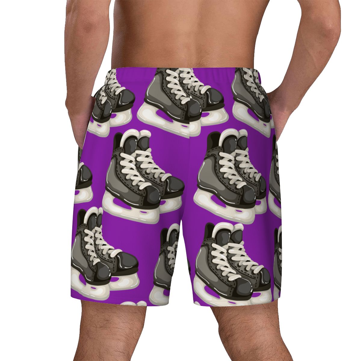 W2W Pro Mesh Hybrid Shorts - Hockey Skates Classic Purple
