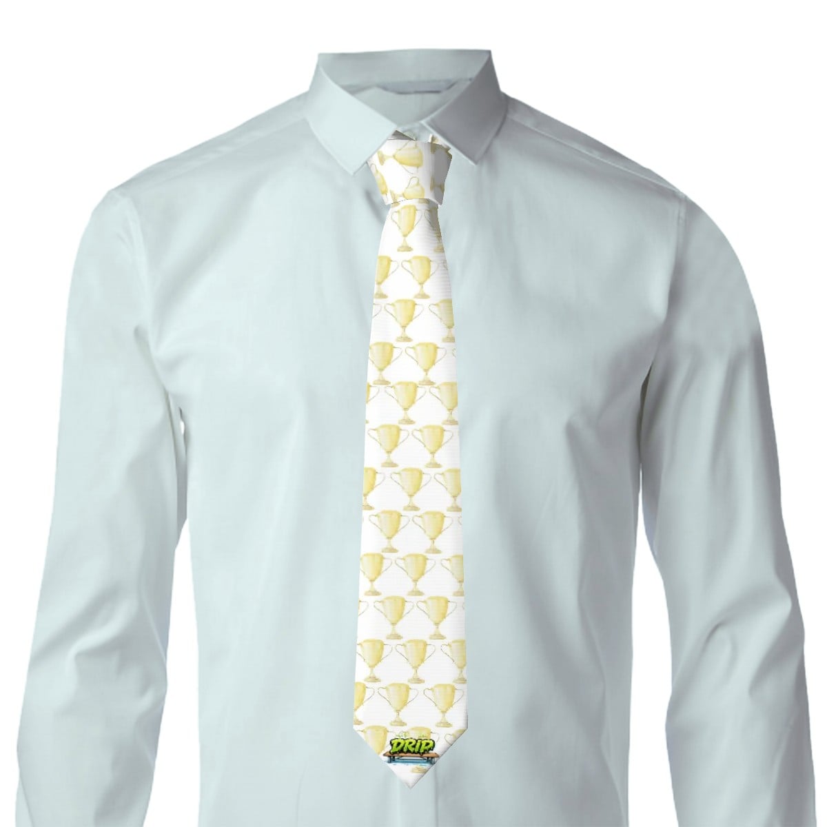 Game Day Tie - Trophy White