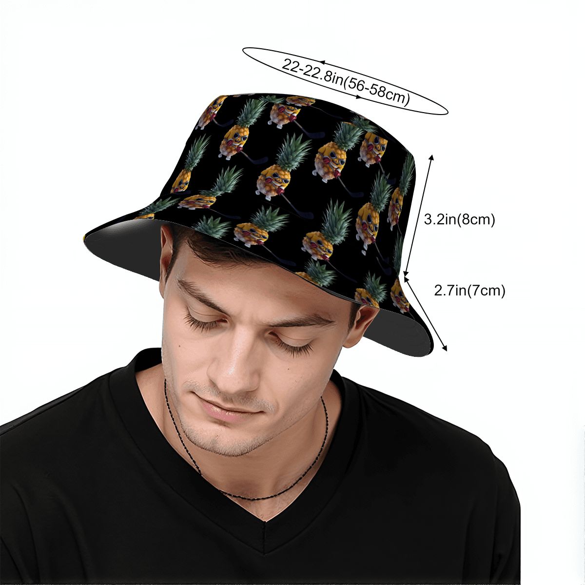 Drip Bucket Hat - Piney Snipe Black