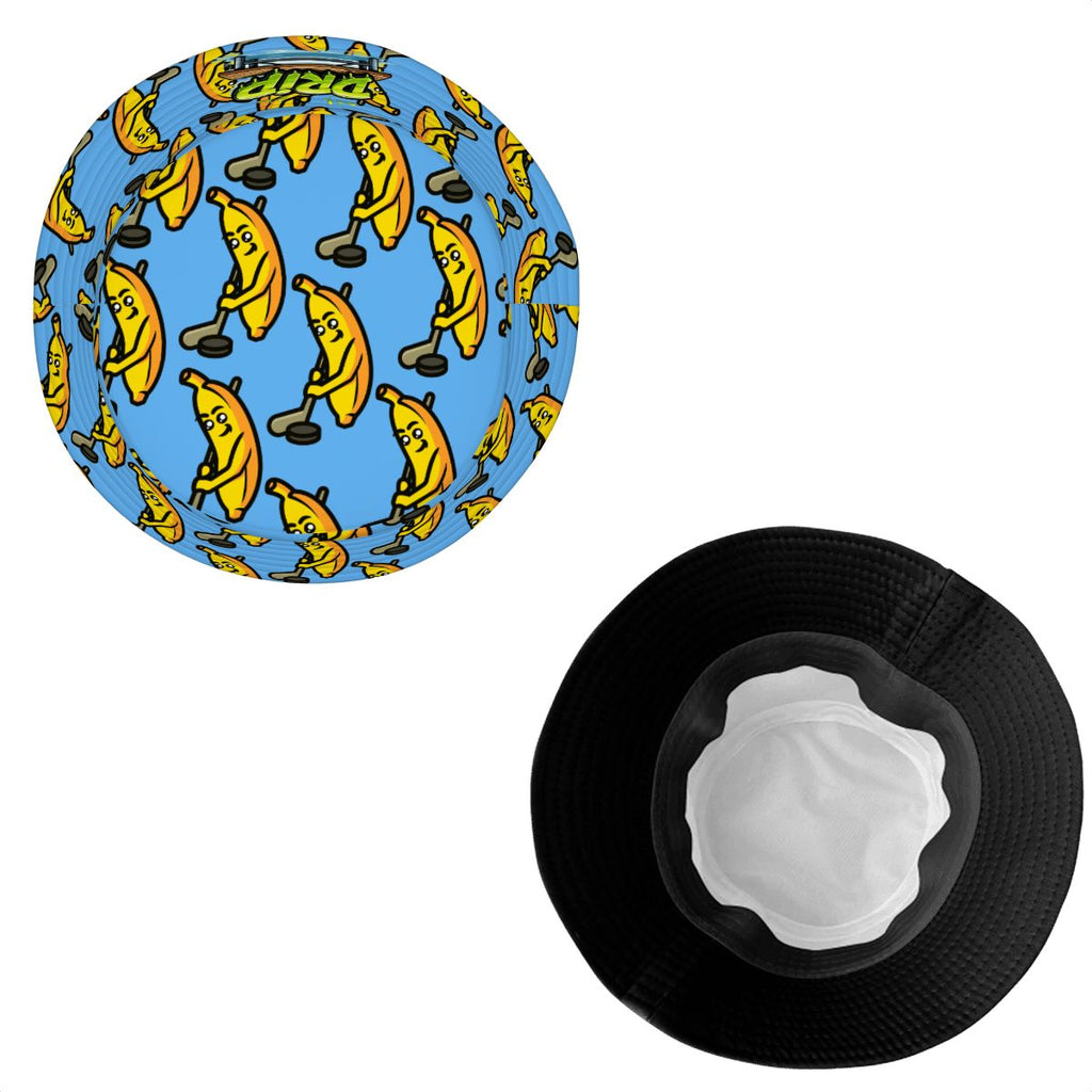 Drip Bucket Hat - Bananas for Hockey Blue