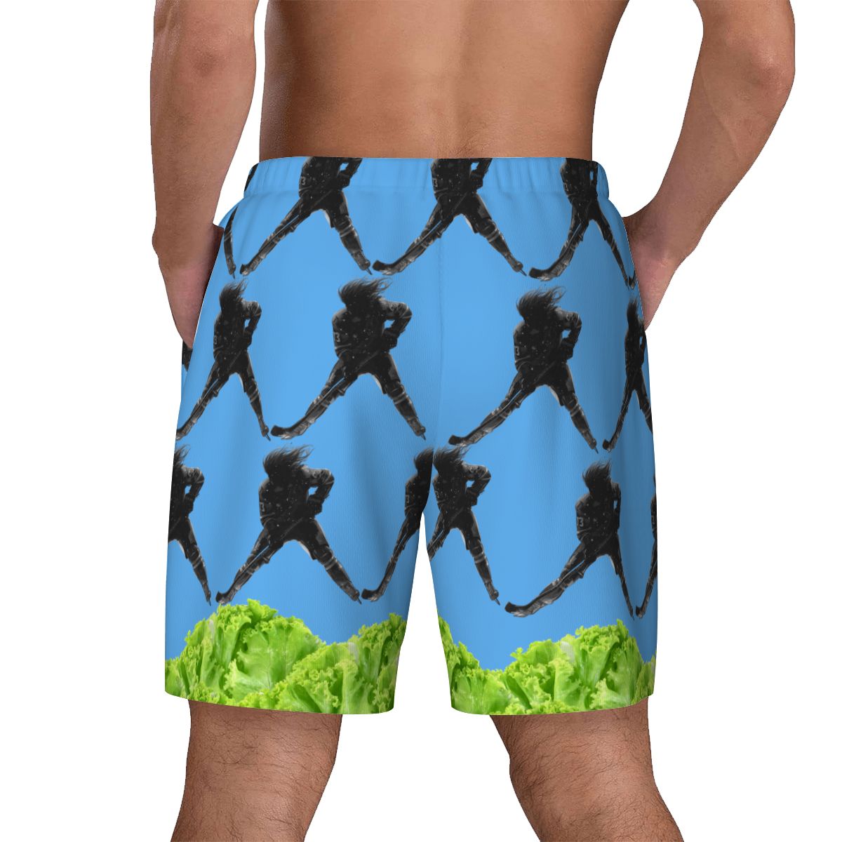 W2W Pro Mesh Hybrid Shorts - Lettuce Hockey Hair Flo Blue