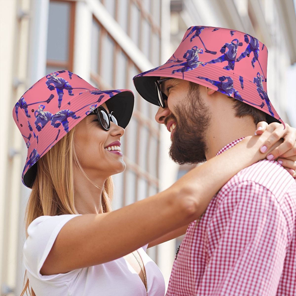 Drip Bucket Hat - The Hockey Goat Pink