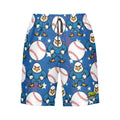 Men/Teen Swim Shorts - Stars and Strikes Dark Blue