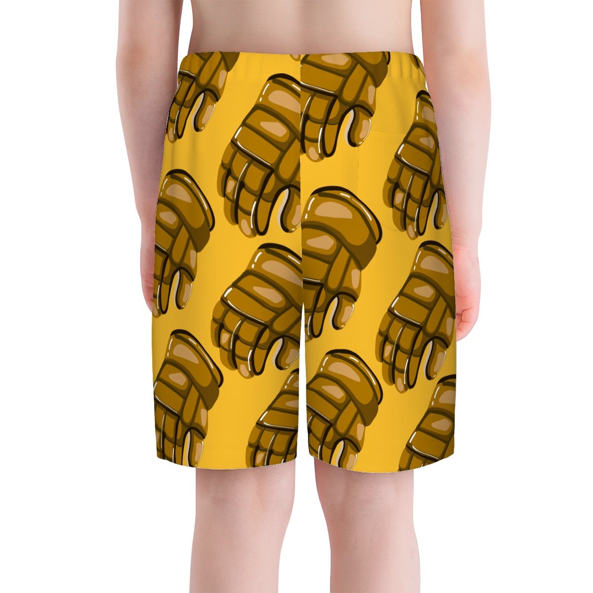 Youth Swim Shorts - Golden Hockey Gloves Gold