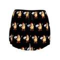 Drip Bench Women's Shorts - Hockey Chirp Chirp Black