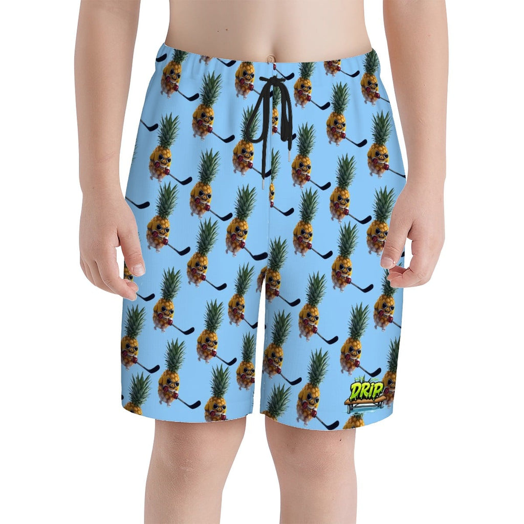 Youth Swim Shorts - Piney Snipes Blue