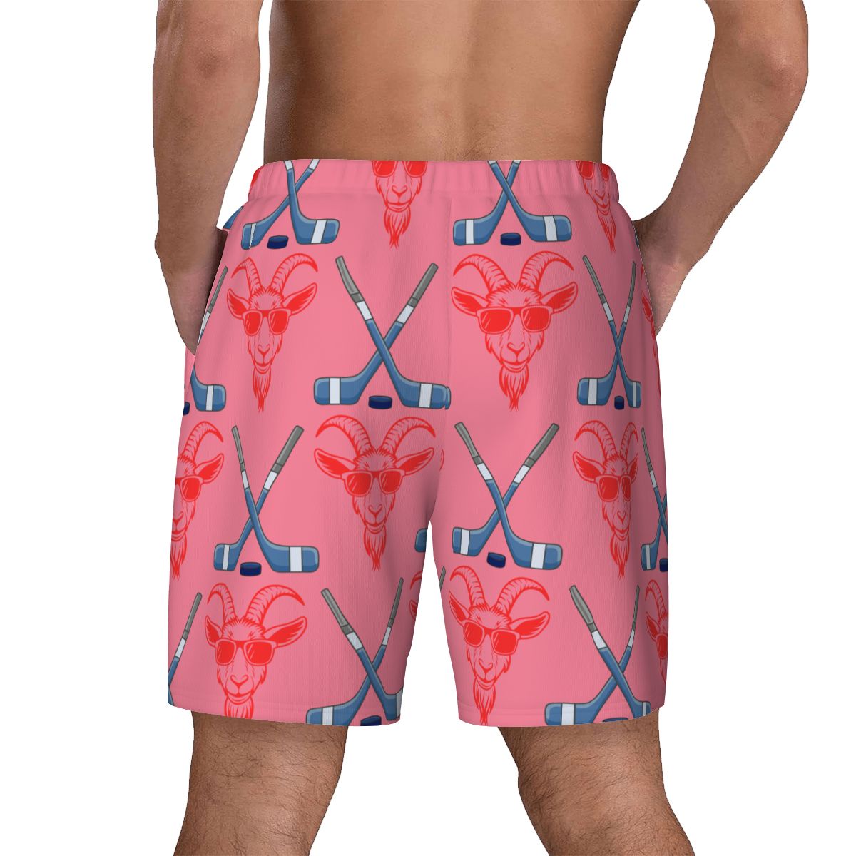 W2W Pro Mesh Hybrid Shorts - Goated Hockey Pink