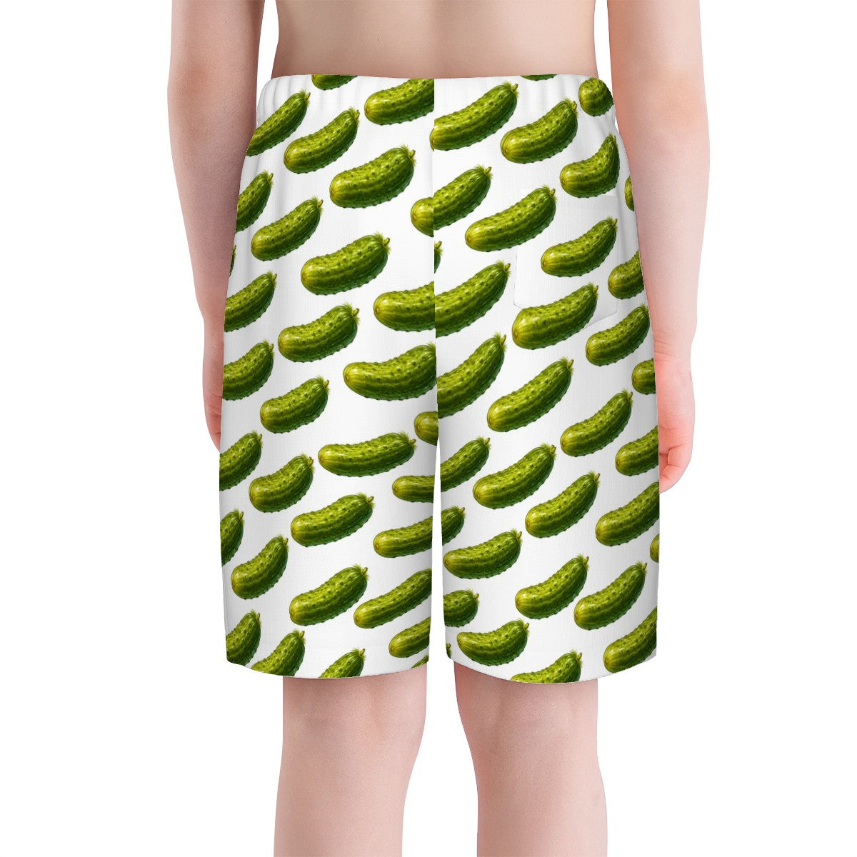 Youth Swim Shorts - Pickled White