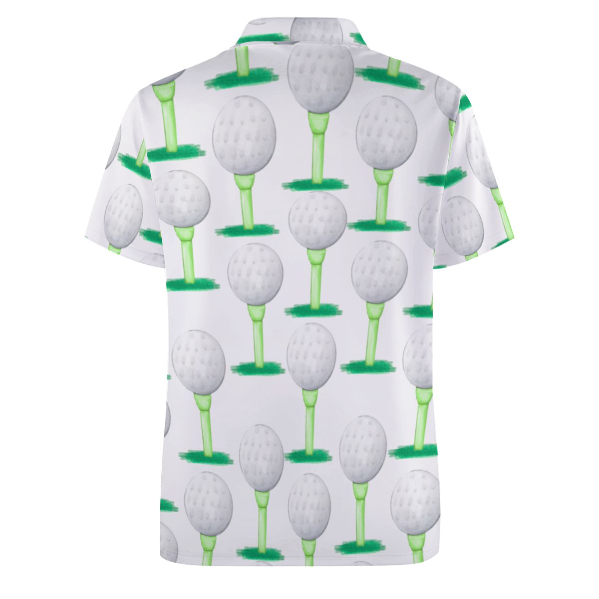 Uncle Golf Shirt - Golf Ball and Tee White