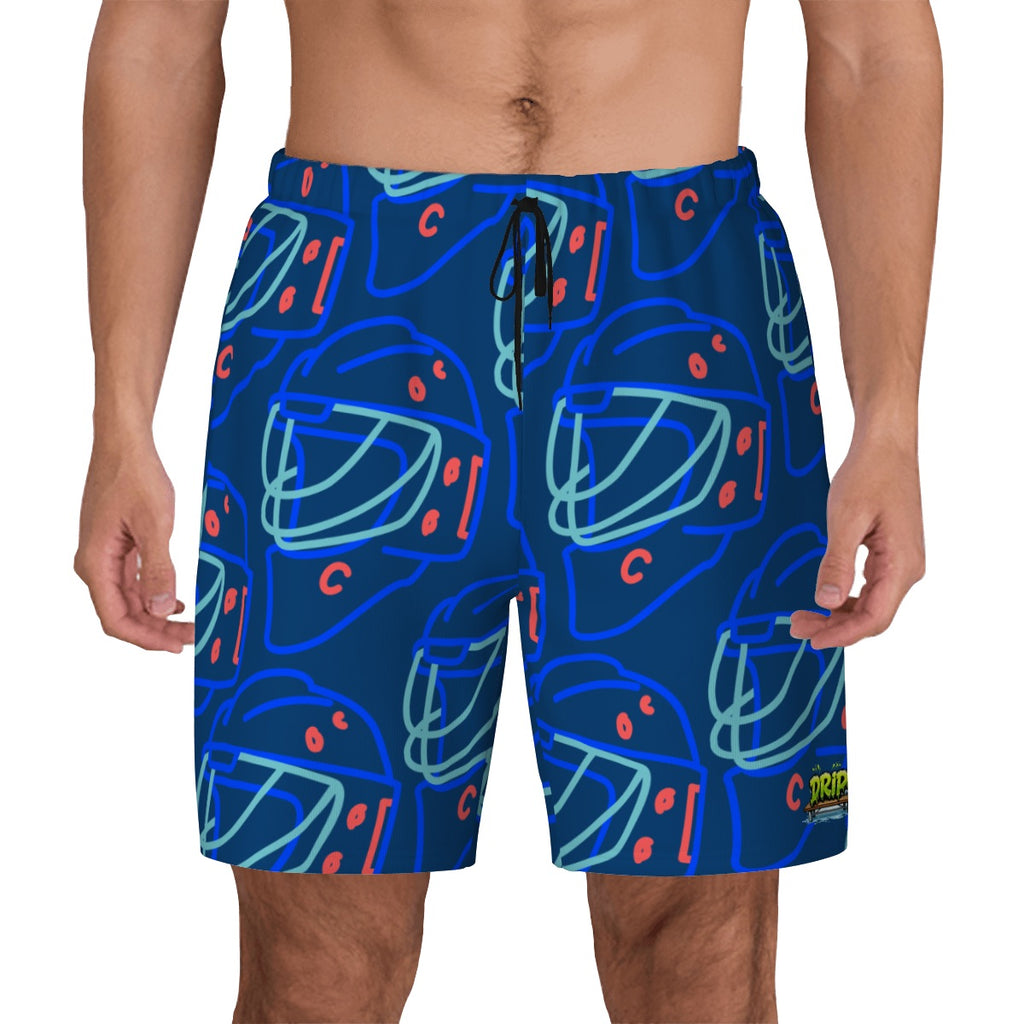 W2W Pro Mesh Hybrid Shorts - Goalie Helmet Sketch Midnight