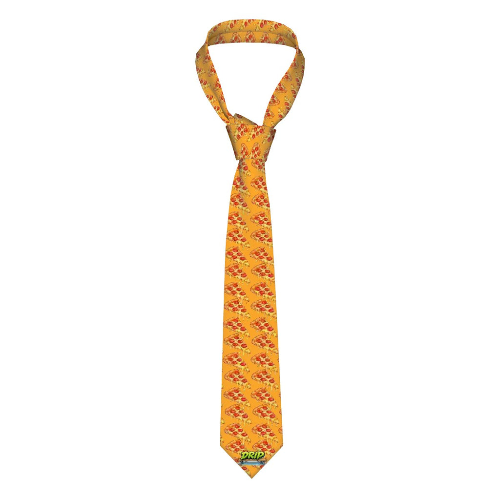 Game Day Tie - Pizza Orange