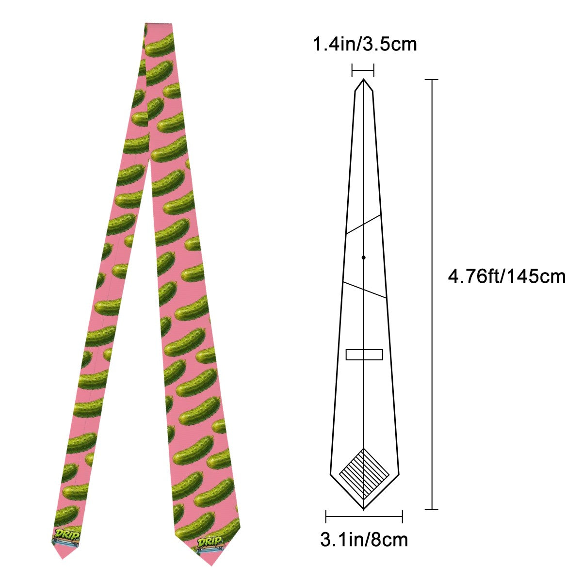 Game Day Tie - Pickled Pink