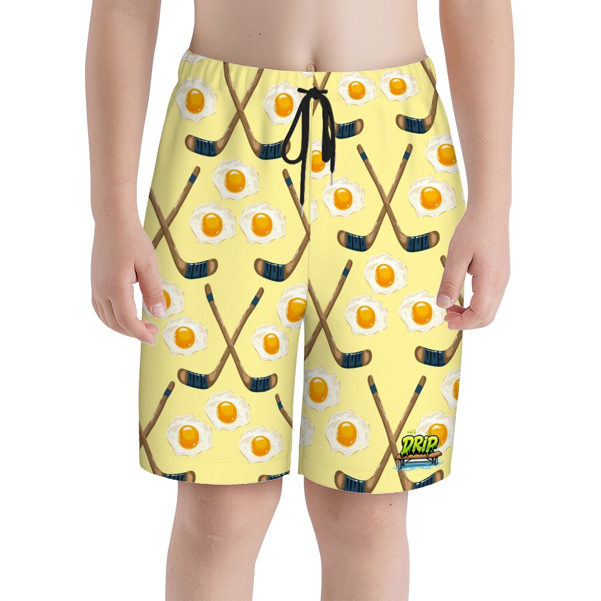 Youth Swim Shorts - Sunnyside Snipes Yellow