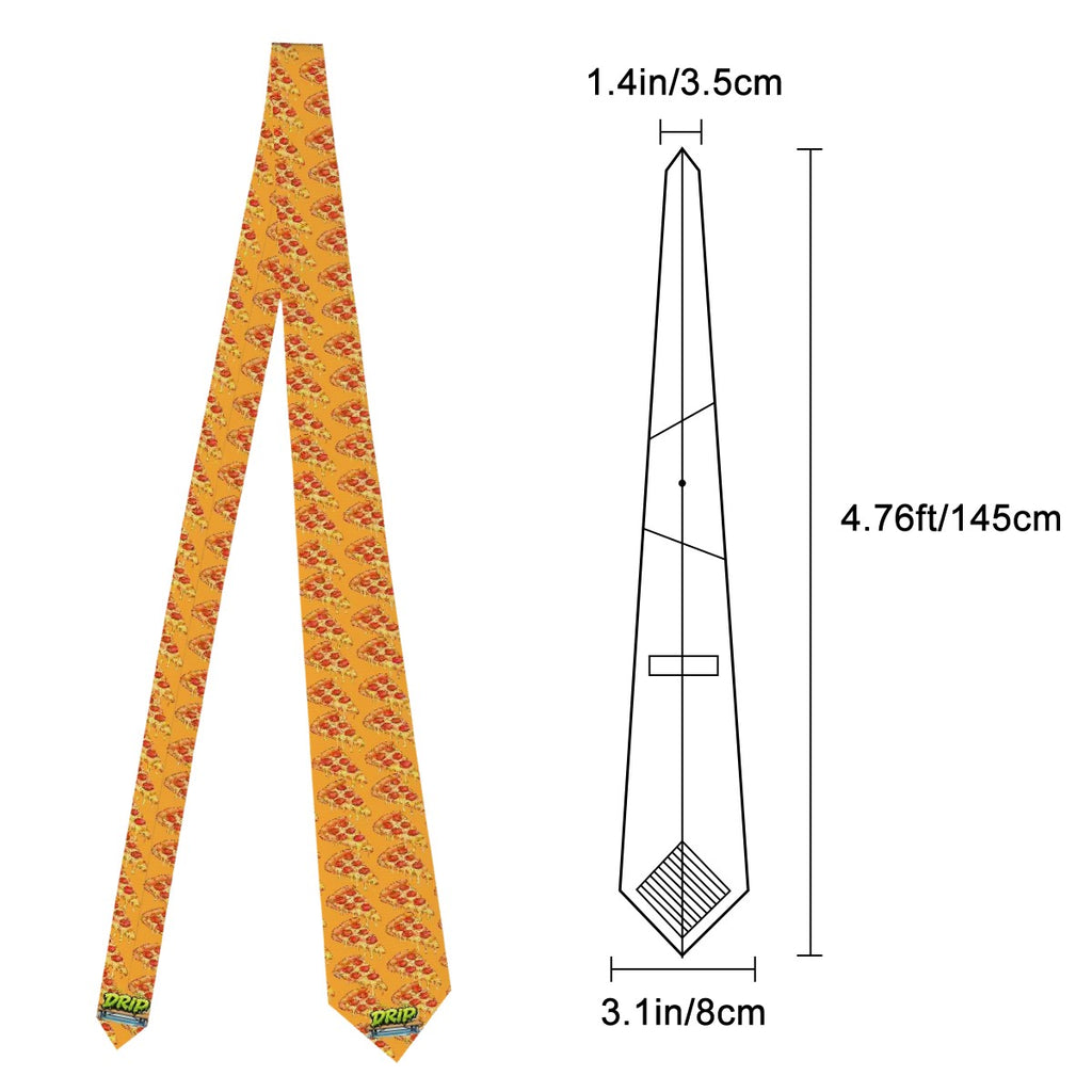 Game Day Tie - Pizza Orange