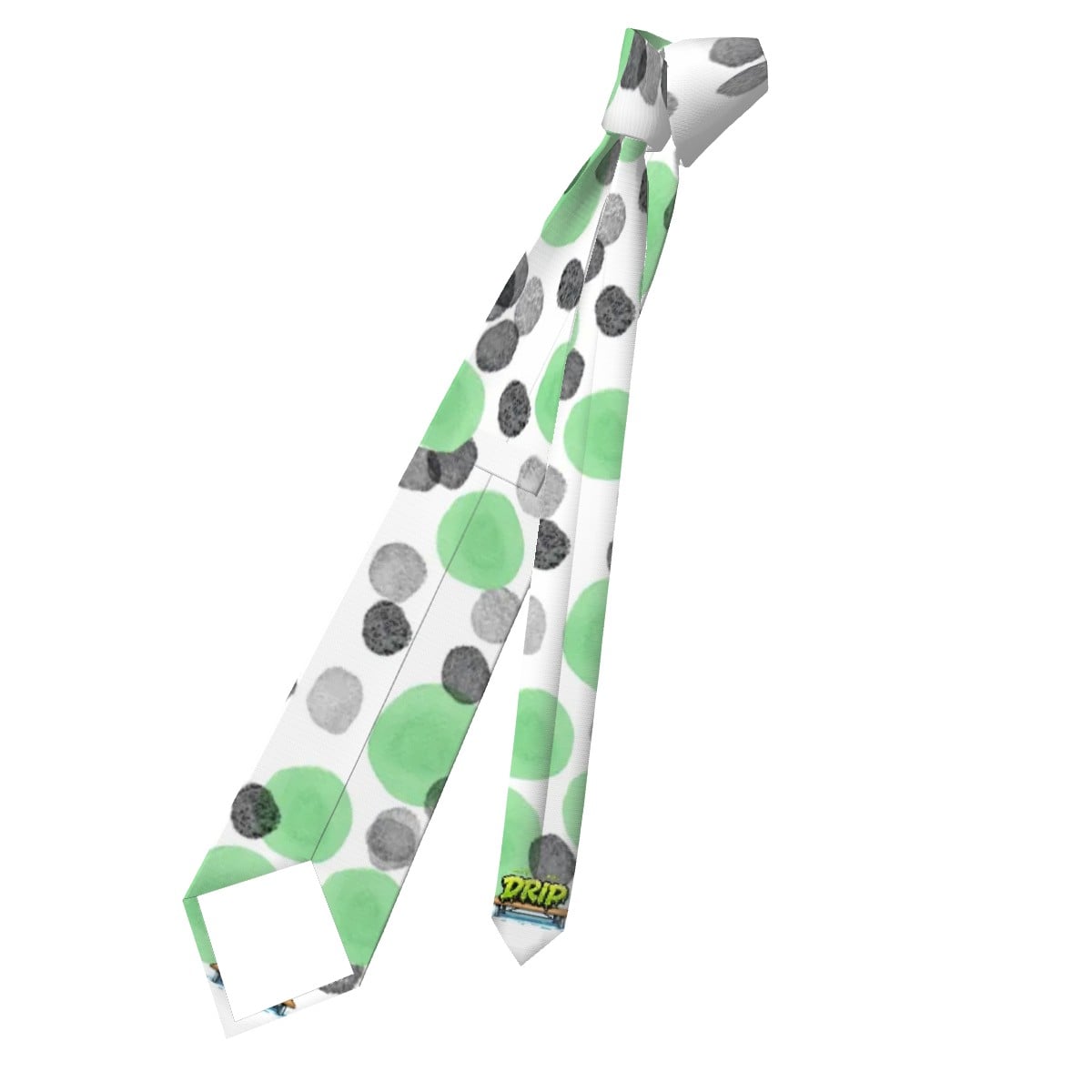 Game Day Ties - Polka Dots White