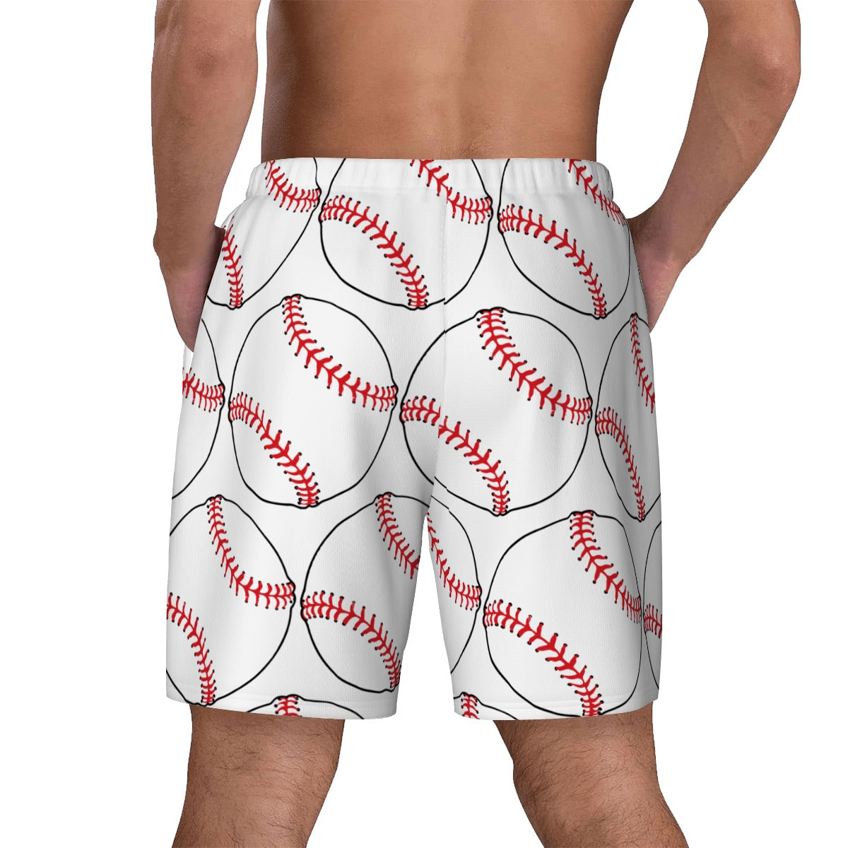 W2W Pro Mesh Hybrid Shorts - Classic White Baseball