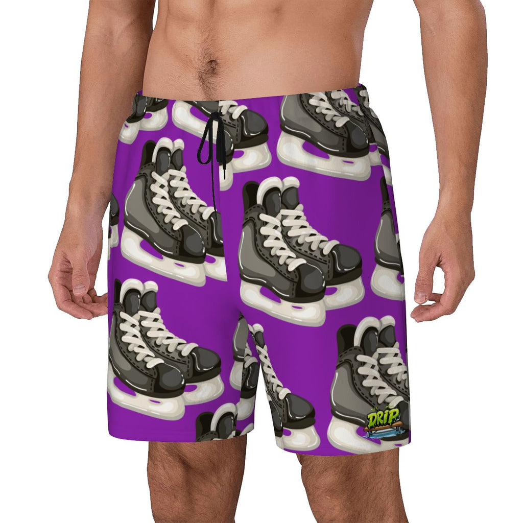 W2W Pro Mesh Hybrid Shorts - Hockey Skates Classic Purple