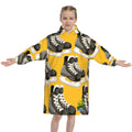 Youth Blanket Sweatshirt - Hockey Skates Gold