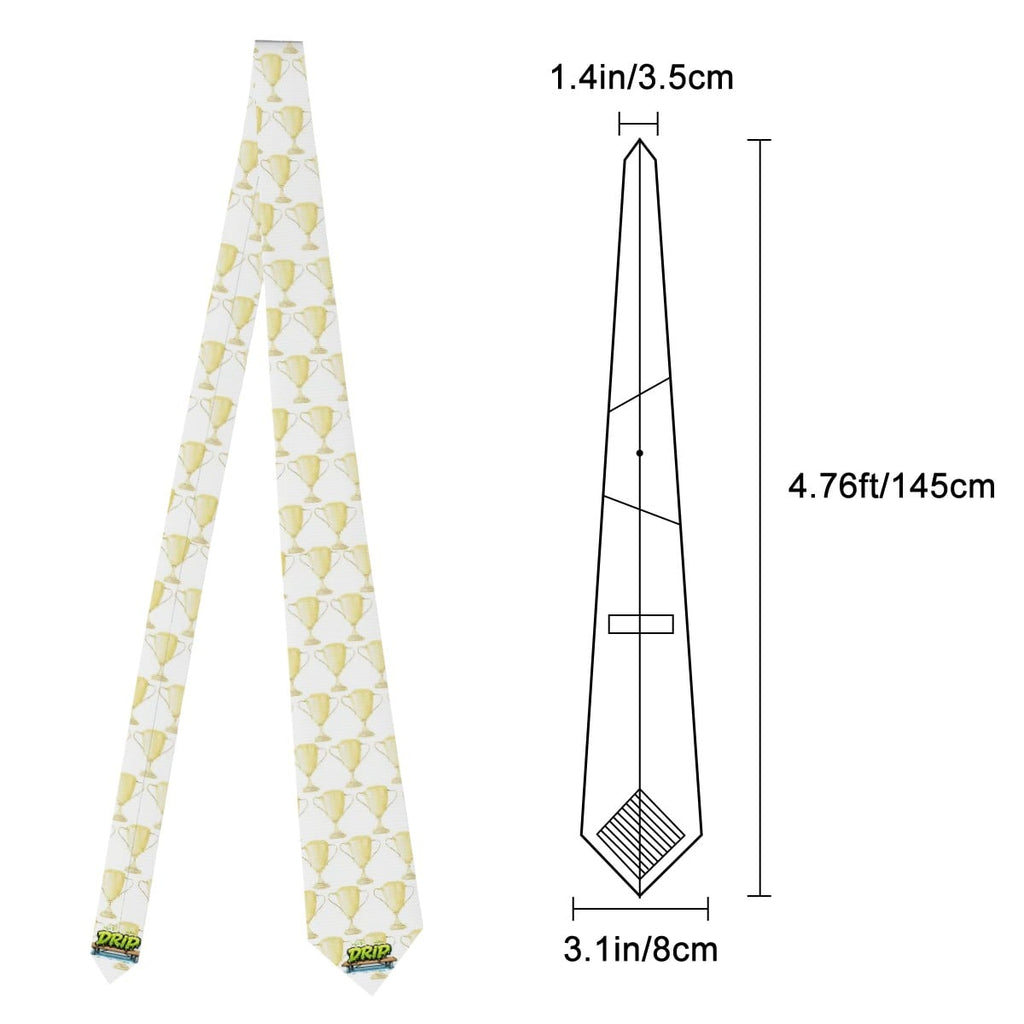 Game Day Tie - Trophy White