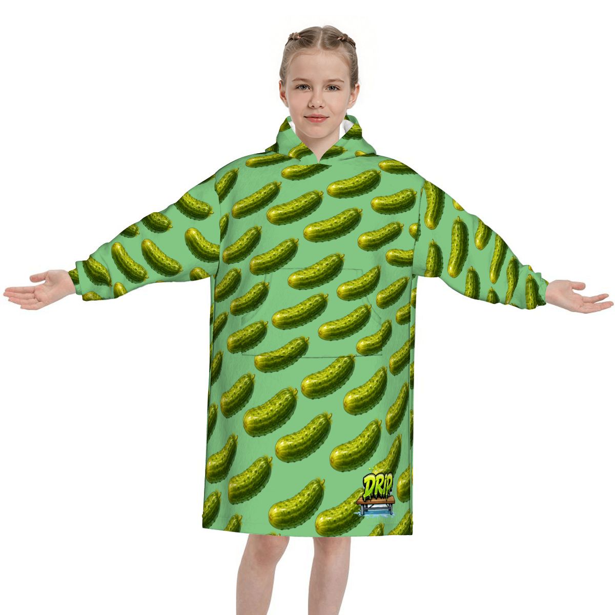 Youth Blanket Sweatshirt - Pickled Green