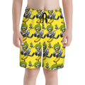 Youth Swim Shorts - Banana Lettuce Flow