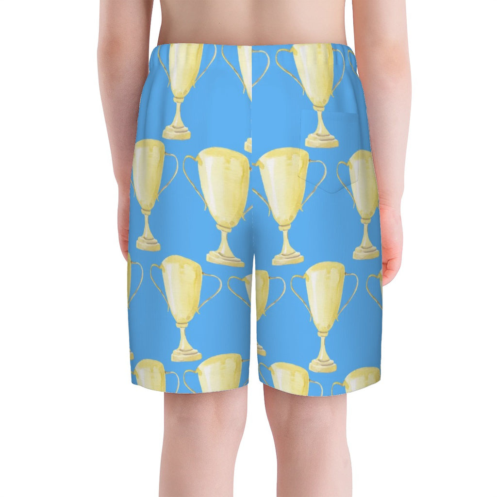 Youth Swim Shorts - Trophy Blue