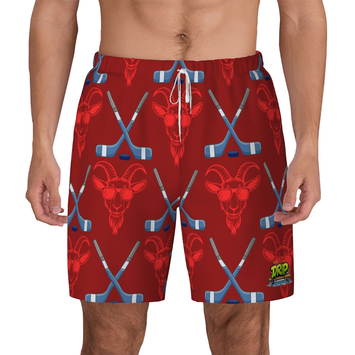 W2W Pro Mesh Hybrid Shorts - Goated Hockey Classic Red