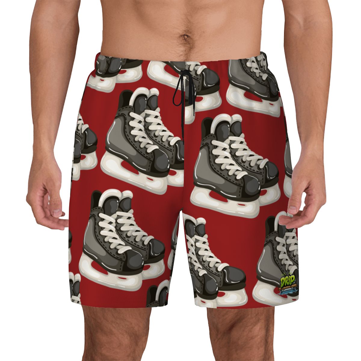 W2W Pro Mesh Hybrid Shorts - Hockey Skates Classic Red