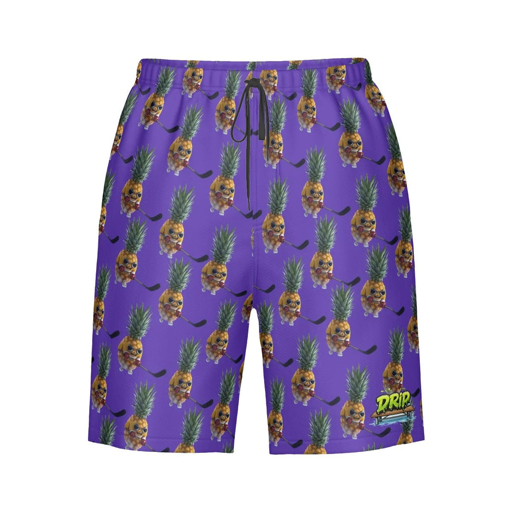 Men/Teen Swim Shorts - Piney Snipes Purple