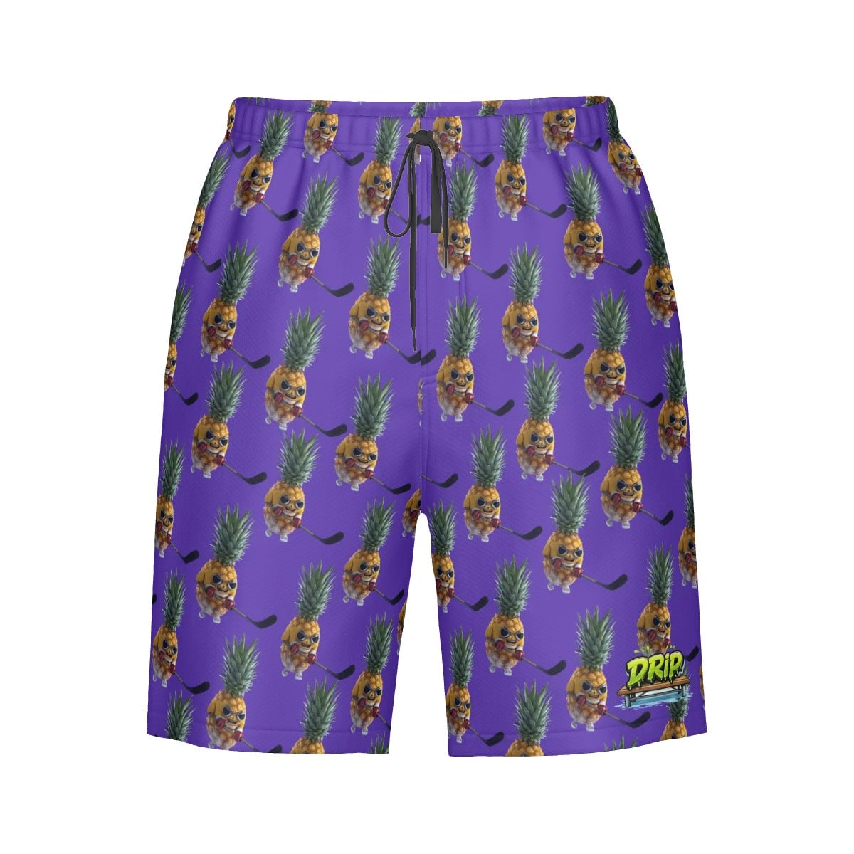 Men/Teen Swim Shorts - Piney Snipes Purple