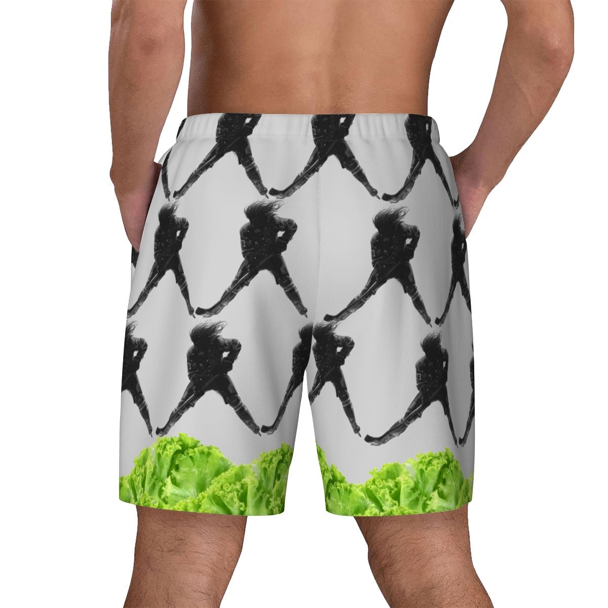 W2W Pro Mesh Hybrid Shorts - Lettuce Hockey Hair Flo Light Grey