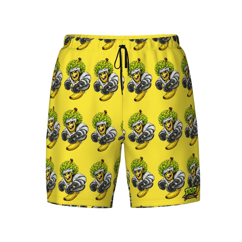 W2W Pro Mesh Hybrid Shorts - Banana Lettuce Flow
