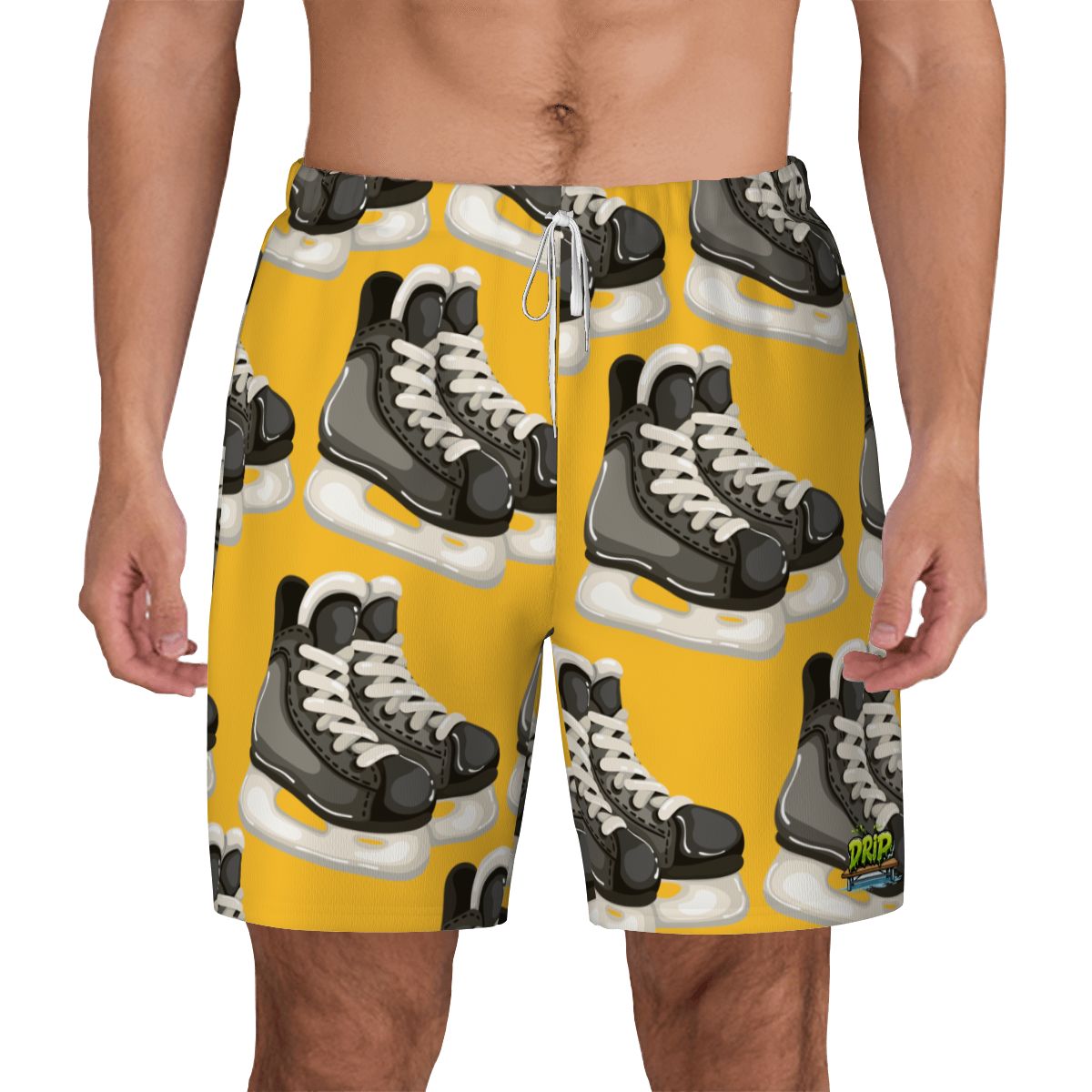 W2W Pro Mesh Hybrid Shorts - Hockey Skates Classic Gold