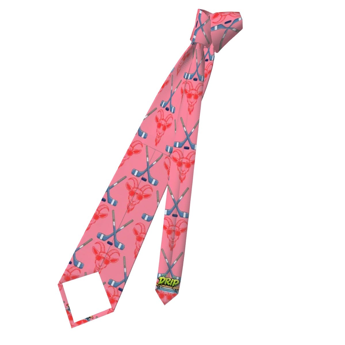 Game Day Tie - Hockey Goated Pink
