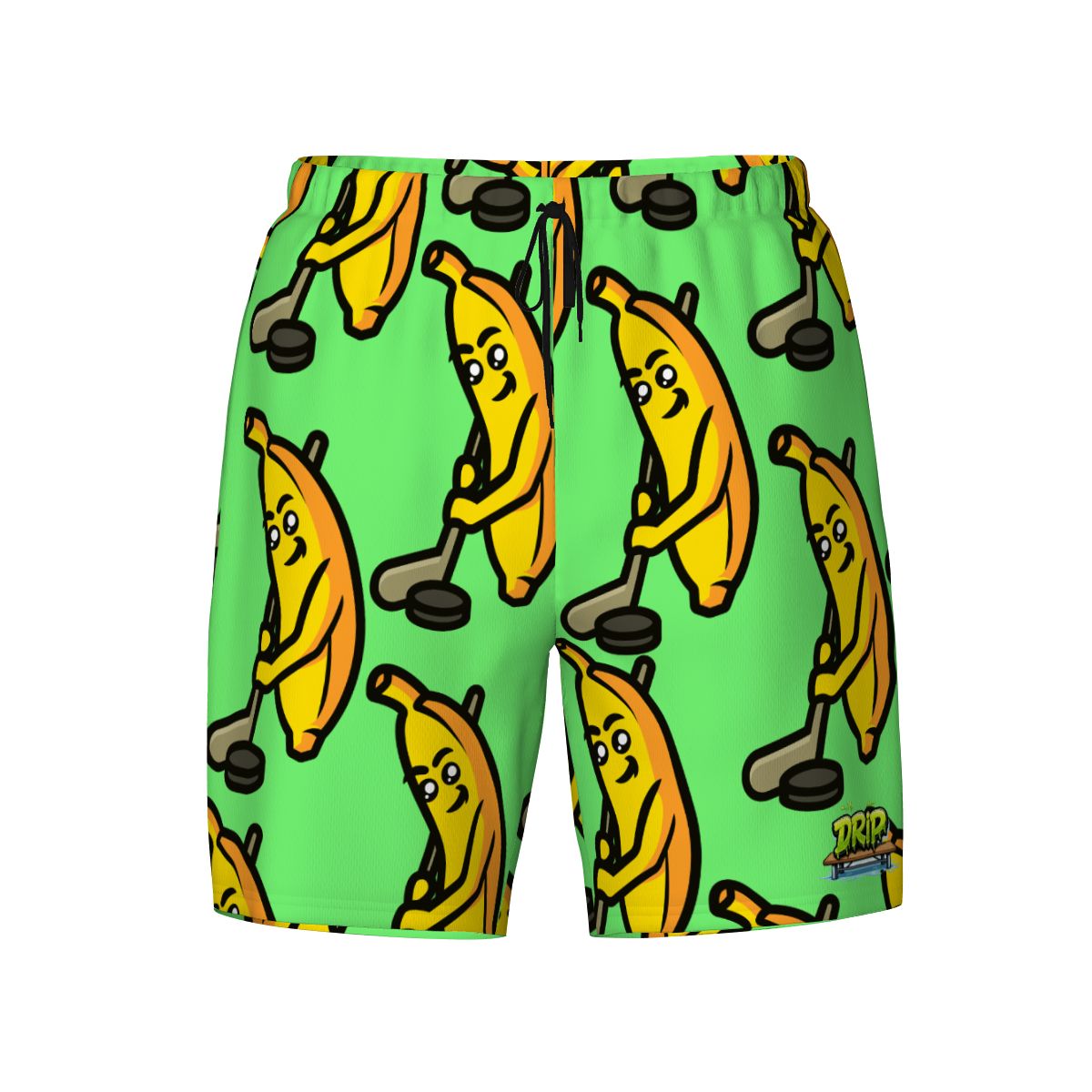 W2W Pro Mesh Hybrid Shorts - Bananas for Hockey Hot Green