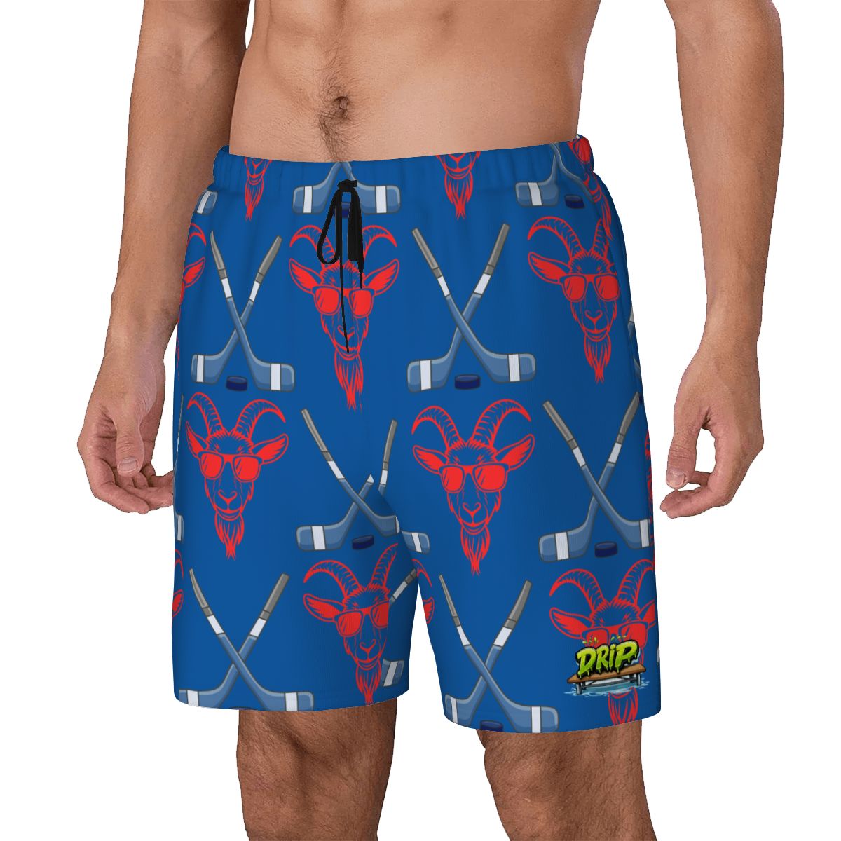 W2W Pro Mesh Hybrid Shorts - Goated Hockey Dark Blue