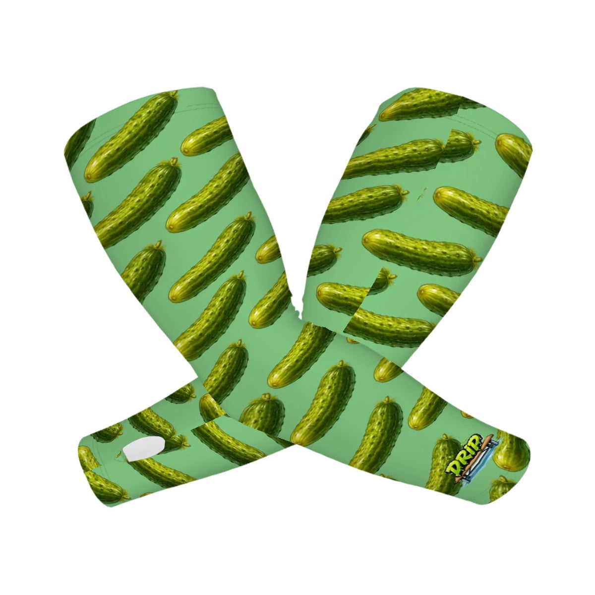 Sunscreen Cooling Arm Sleeves for Adults Pickled Green
