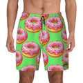 W2W Pro Mesh Hybrid Shorts - Pink Donuts Hot Green