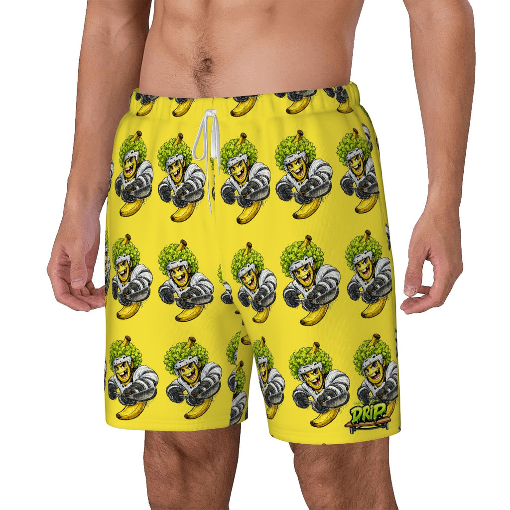 W2W Pro Mesh Hybrid Shorts - Banana Lettuce Flow