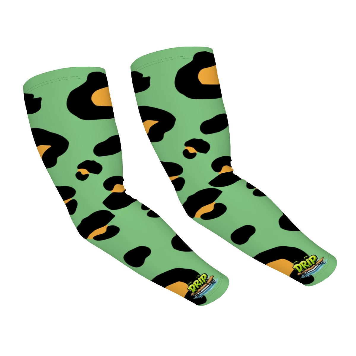 Drip Bench Performance Arm Sleeves - Drip Bench Leopard Green