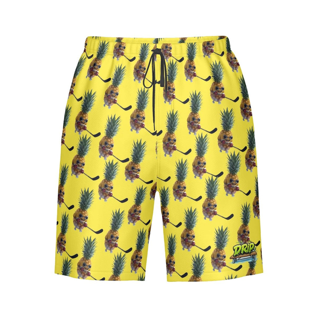 Men/Teen Swim Shorts - Piney Snipes Yellow