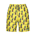 Men/Teen Swim Shorts - Piney Snipes Yellow